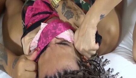 MIRELA  LACERDA AND SKARLETY DOMINATSING JACK FOR SNIFF AND LICK THEIR PANTIES FULL EDITION