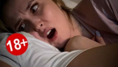 Stepmom stepson on the same couch risky creampie