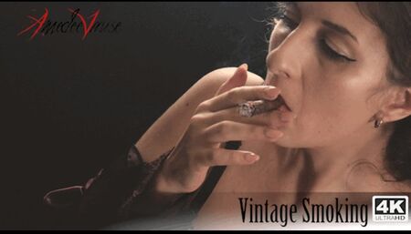Vintage Smoking (SD, mobile version) - Elegant, Classic Smoking Fetish Show with a Vintage Tone!