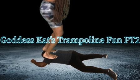 Goddess Kat’s trampoline fun PT2