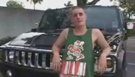 part 1, Lucky guy gets blowjob and fuck in moving car