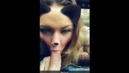 Snapchat road head in front of police