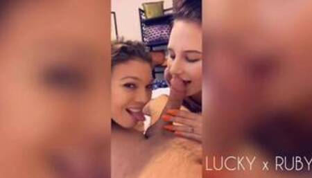Girlfriend Shares My Cock With Hot Teen