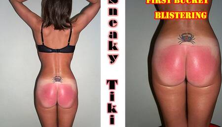 Tiki and the Bucket - The First Ever, Wet Bottom Spanking Punishment From Me