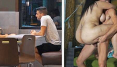 Slim Guy Dominates A Sexy Colombian BBW After She Is Fed