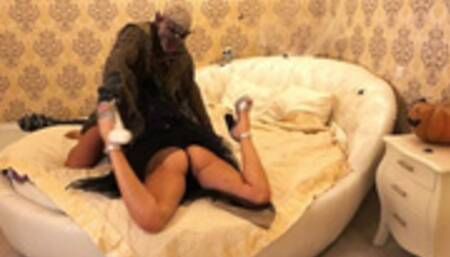 Crazy Halloween Sex With Hot Big Tit 18yo Teen