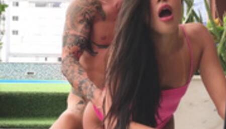 BitchSelena - I started to fuck during my video call and everyone saw