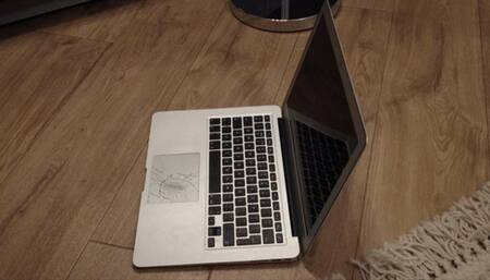Mac book air destroyed