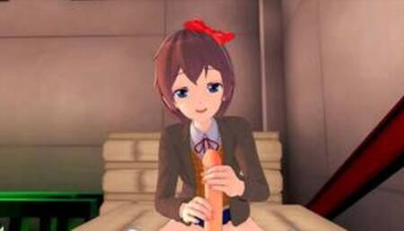 Doki Doki Literature Club! Sayori 3D HENTAI
