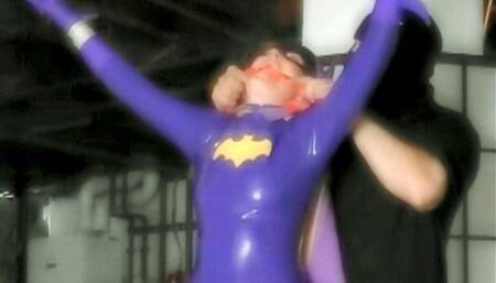 Batgirl Spreadeagle in the Dungeon Lair! HD-WMV