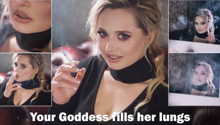 Your Goddess fills her lungs