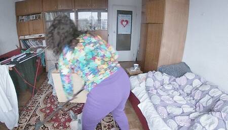 Cleaning my living room