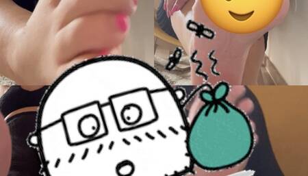 Smelly, sweaty wet feet