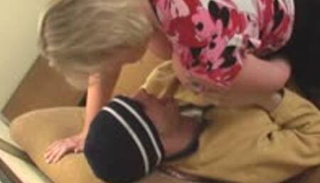 Faith Morgan Milf Blows College Student In Her Hotel Room Till He Cums On Her Face! (1st half wmv)