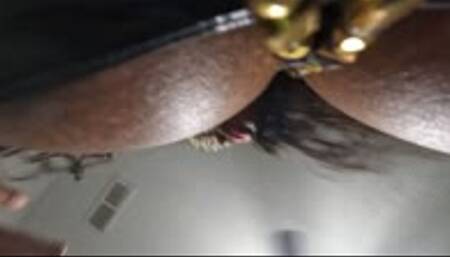 Teeny smothered under giantess Mx breasts