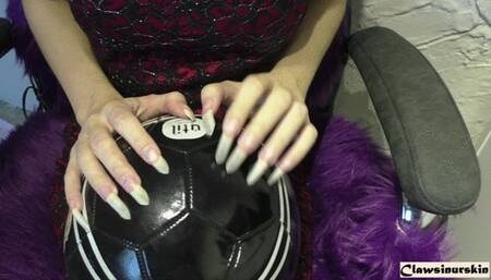 how fast can i blow soccer ball off?