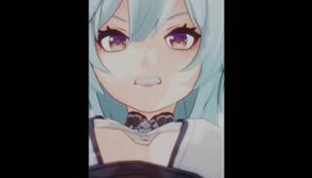 Eula from Genshin Impact Caught on Camera