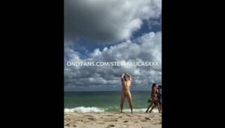 Hot guy on nude beach