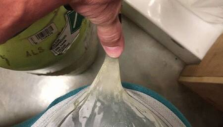 Helium balloons blow to cum