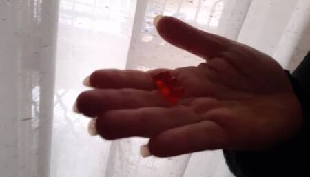 MY HUSBAND HAS SHRUNK AND I AM GOING TO EAT HIM UP