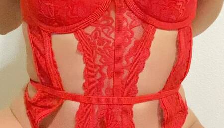 Caressing My Small Tits and Playing with my Nipples