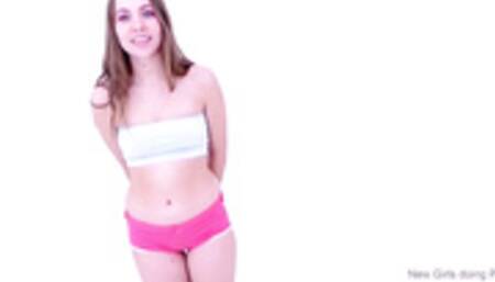 Hotest Teen gets her tight pussy fucked in studio