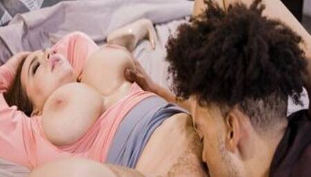 Stepson spending some time with stepmom