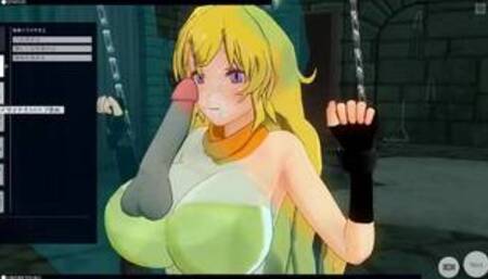 [CM3D2] RWBY Hentai - Training Yang Xiao Long's Throat And Ass