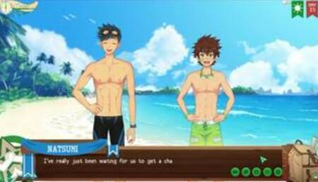 Camp Buddy - Natsumi Having fun with Keitaro at Beach