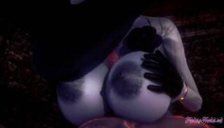 Resident Evil Hentai - POV Lady Dimitresku boobjob and fucked