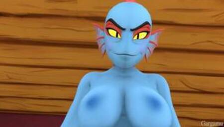 Undertale White guy cum inside Undyne