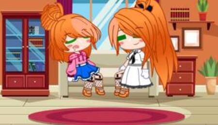 Clara Afton having a little fun