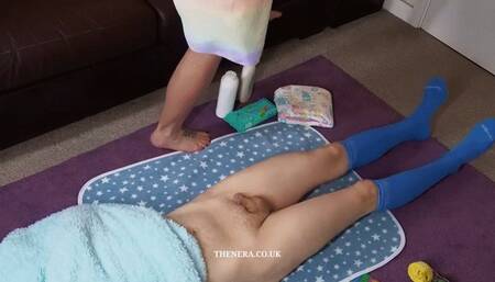 A Quick Nappy Change