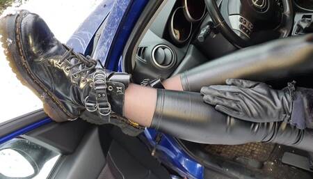 Crazy Revving Mazda in Dr Martens