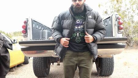 Risky Public Outdoor Squirt for Trans Man