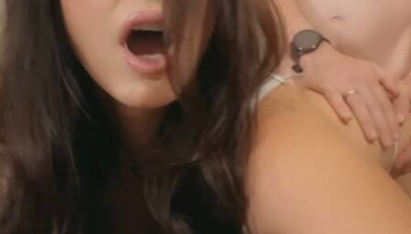 Watch me cum and creampied doggy style!