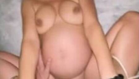 Pregnant Cowgirl Fucked HARD and destroyed