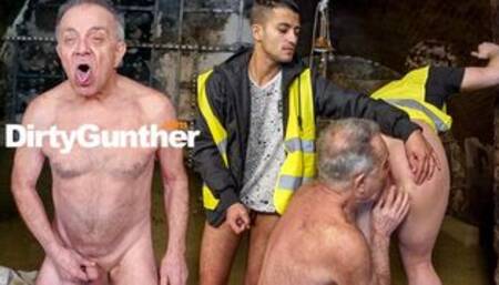 Toothless Grandpa sucks Two Miners