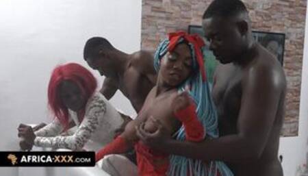 Swinger orgy in Africa