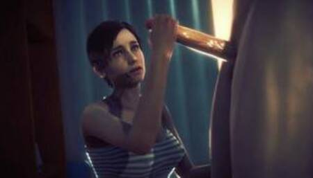 Metro Exodus - Anna blowjob and sex - 3D Porn