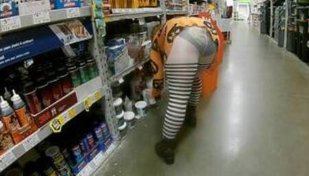 Halloween Creepshot with a Few Very Naughty Flashes Near the End