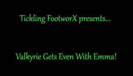 Valkyrie Tickles Emma Face Down