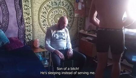 Master's Workout - Using Slave as Furniture