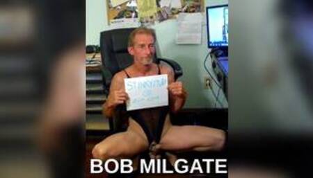 ROBERT R MILGATE A FREAK IN A SHEER  TAN PANTYHOSE AND HEELS