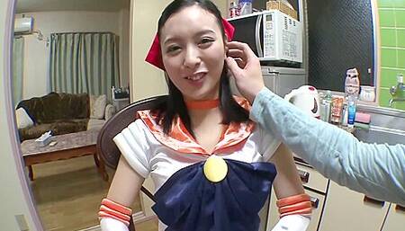 First Ever Creampie! - She Feels Warm In Her Stomach - Kanna Sakuno P1
