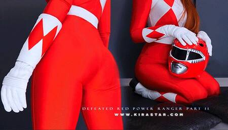 4K Defeated Red Power Ranger Part ll