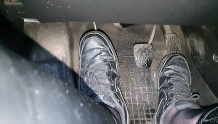 Mazda Above the Pedal Drive in Nike Sneakers