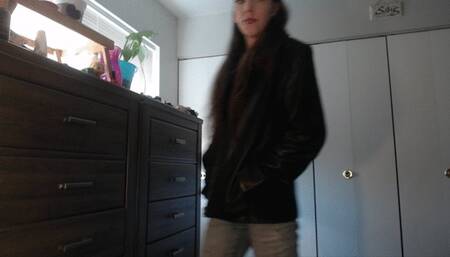 Leather Jacket Smoke - Pink Lipstick