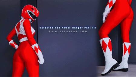 Defeated Red Power Ranger Part lll FHD