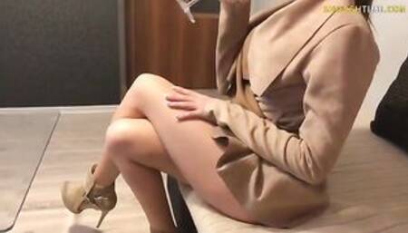 FINALLY hooked up with my gorgeous coworker